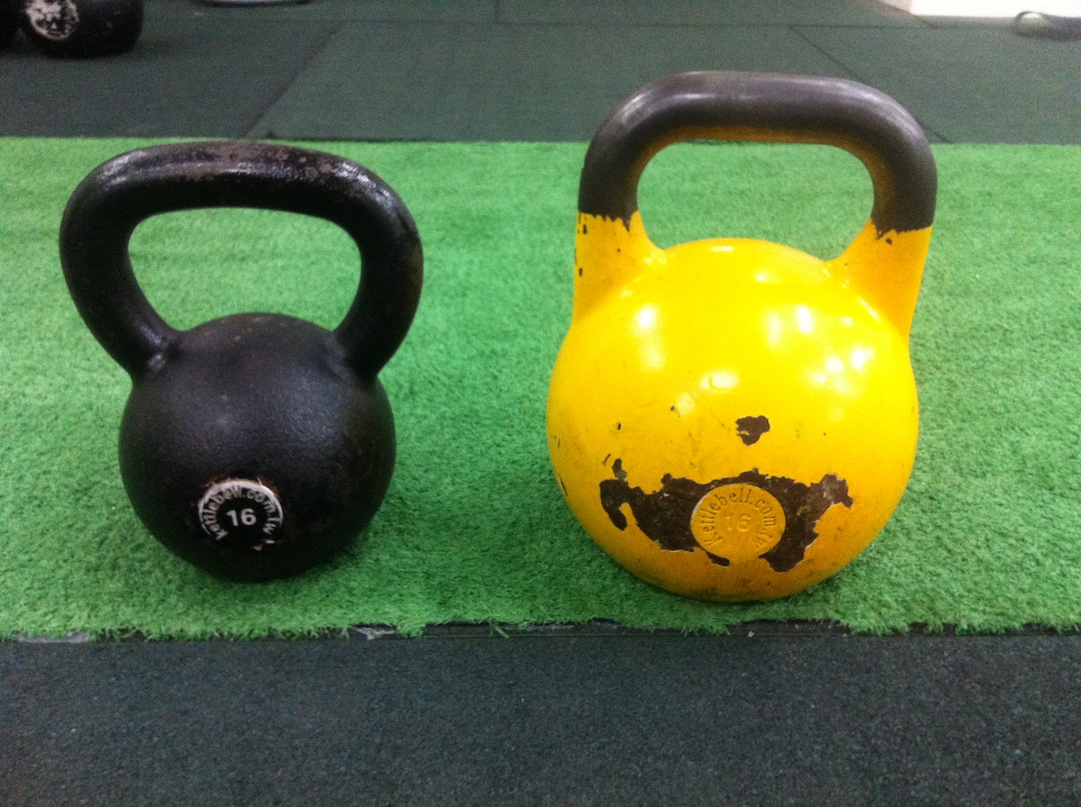 kettlebells